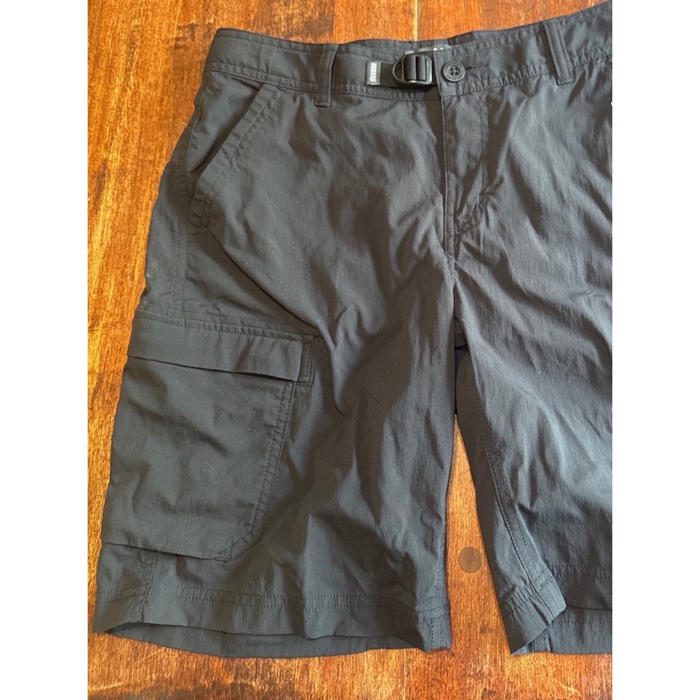 REI Co-op Sahara Cargo Shorts Womens 8 Black Relaxed Fit Stretch Hiking 127135